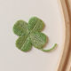Three-Dimensional Four-Leaf Clover Embroidered Cloth Patch, Chinese Style Ancient Style DIY Cloth Patch, Han Dynasty Bag, Clothing Stain Repair Adhesive