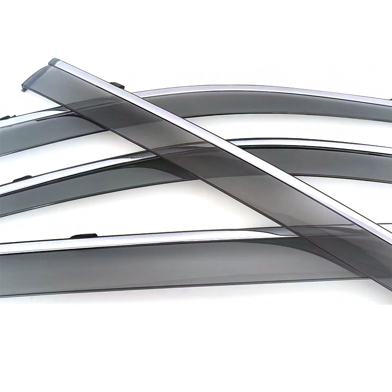 Dedicated to Volkswagen Tida rain shield injection molding Window rain eyebrow VW Terra Window Visor rain strip