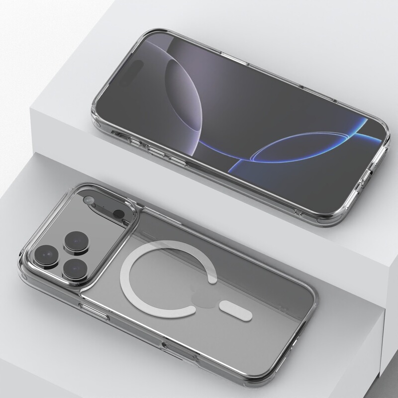 适用iphone17Pro磁吸手机壳透明磁吸壳苹果17全包防摔保护套跨境|undefined