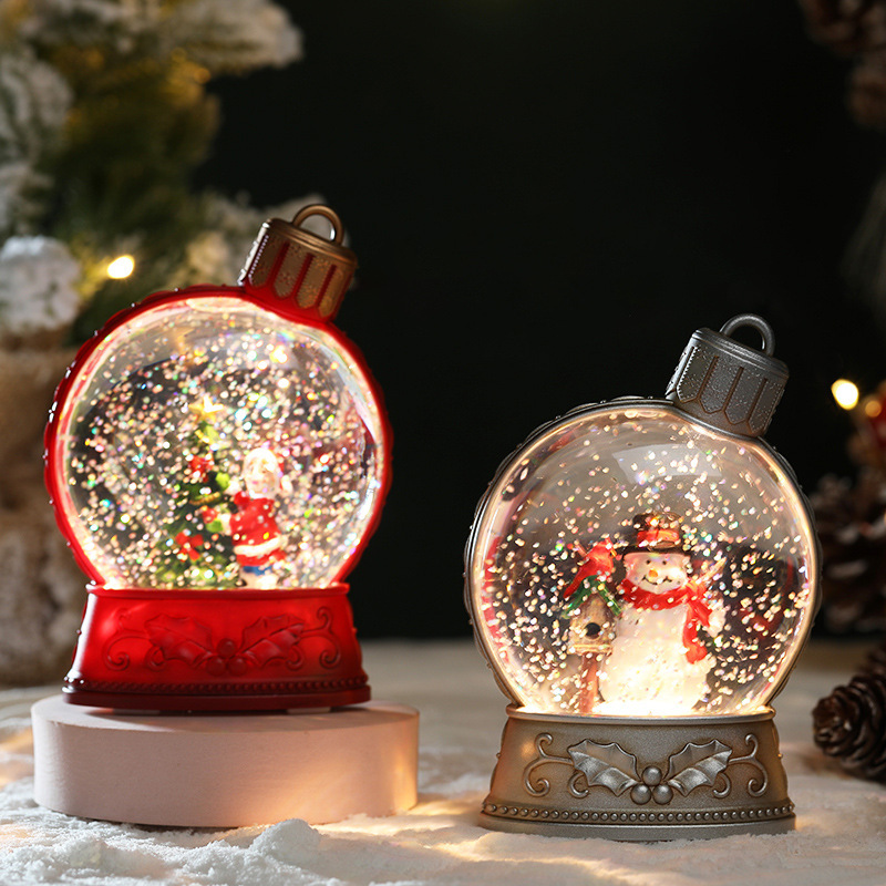 クリスマスの祝日の装飾品の発光シミュレーションの平灯ホテルのデパートのデスクトップのledの置物のシーンは火炎の明かりを配置します。|undefined