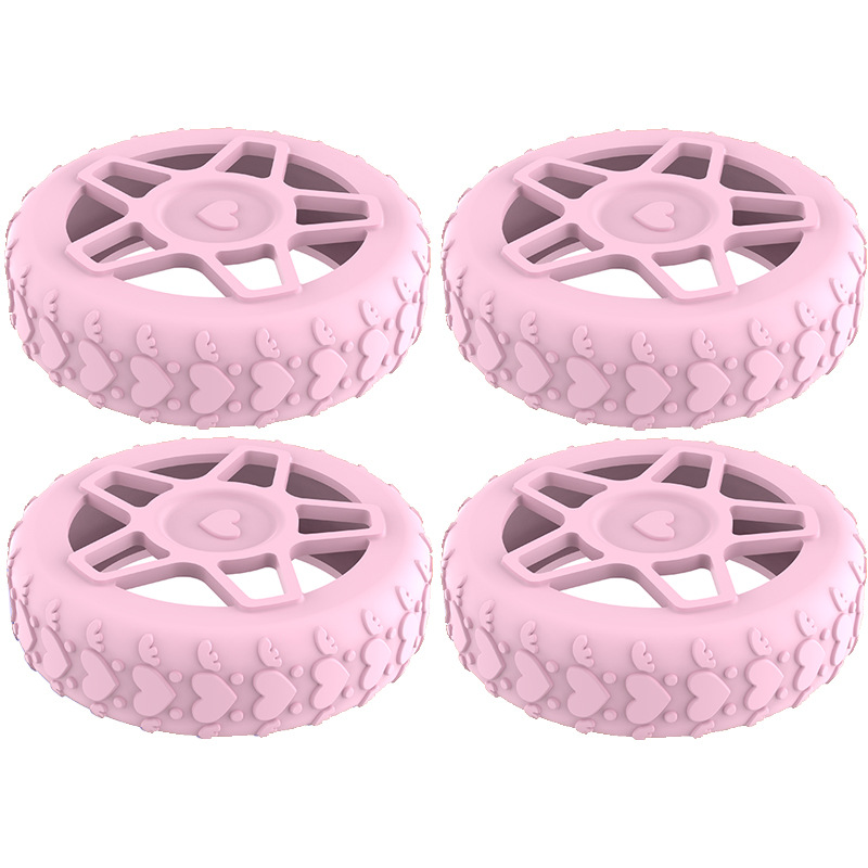 Caster shoesスーツケースホイールシリコン保護カバー耐摩耗性全包スーツケースホイールシリコン保護カバー