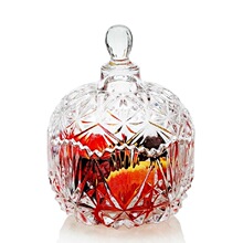 罗马玻璃首饰盒烟灰缸糖果罐笔筒调味棉签盒花茶收纳盒储物罐