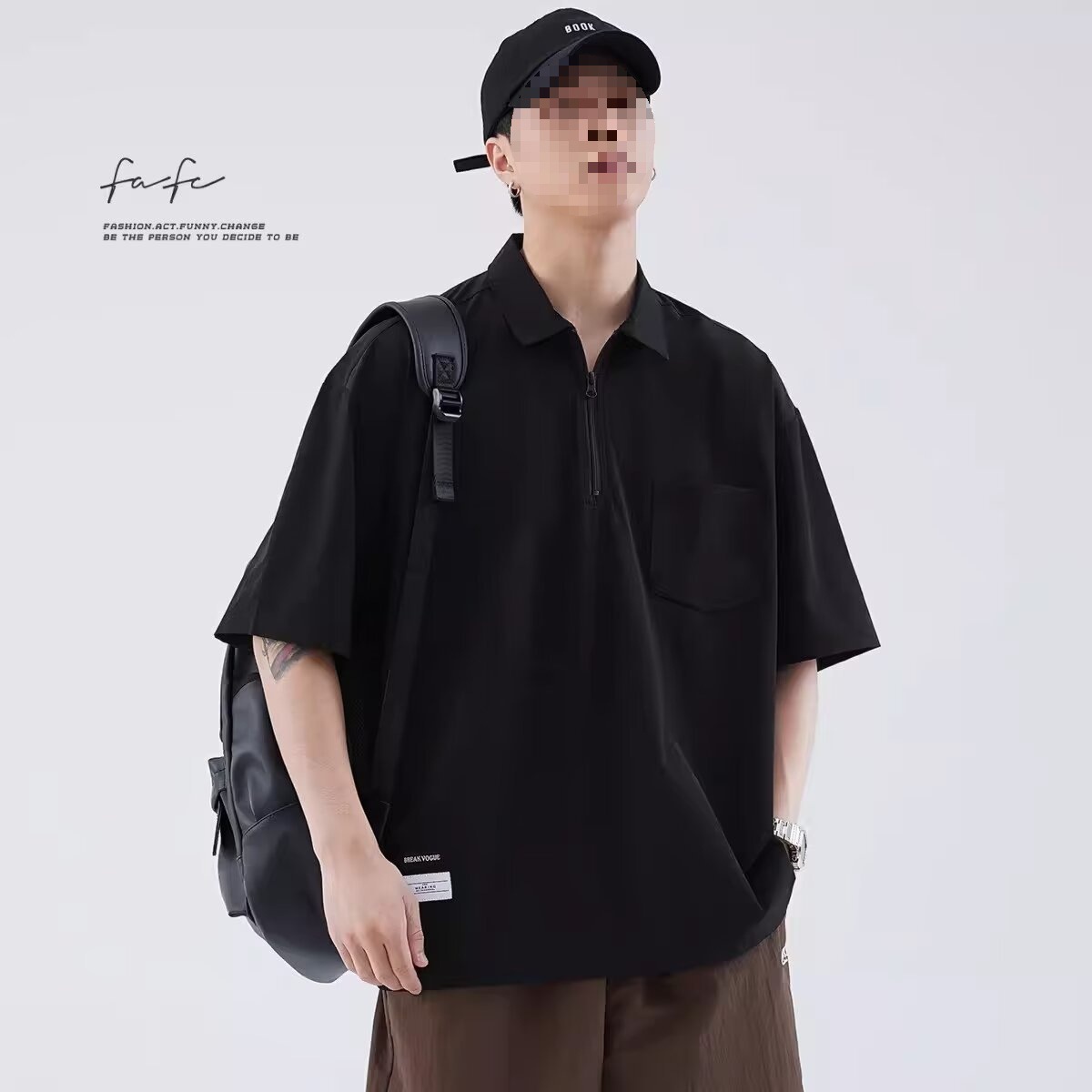 2025 verano de alta calidad de manga corta marca de moda camiseta de hombre ropa de trabajo camiseta de montaña camisa POLO al aire libre camiseta de moda de manga corta