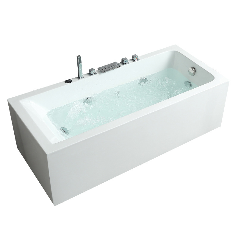 Shengyu Bathroom Acrylic Double Skirt Seamless Integrated Bathtub for Hotels and Guesthouses, Surfing Light Luxury Bathing