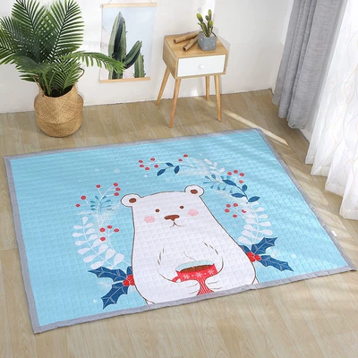 Cross-Border Scandinavian Ins Style: Avtomobil döşəmə paspasları - polar-bear-145195-about-2kg-with-independent-packaging