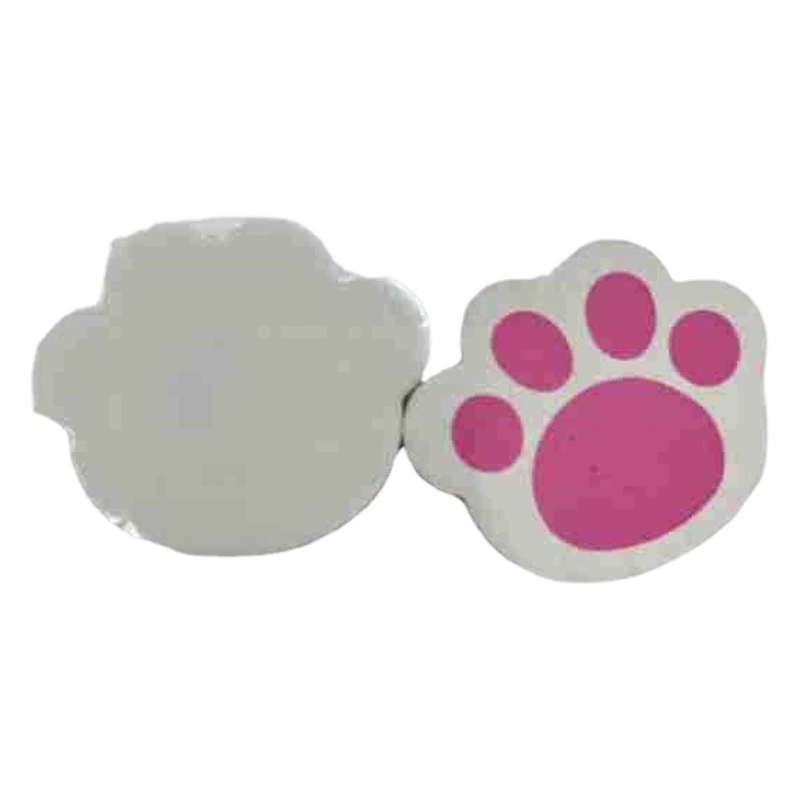 Бытовое зеркало протрите мультфильм розовый Кошачий коготь зеркало губка протрите косметическое зеркало обеззараживание губка протрите