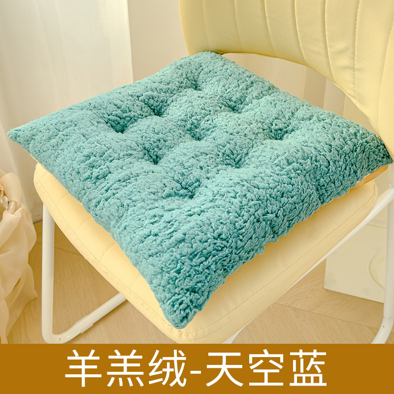 Cojín de peluche caliente, cojín de asiento, cojín de asiento de invierno, oficina doméstica, cojín de aluminio, cojín de aluminio, cojín de aluminio, cojín de aluminio
