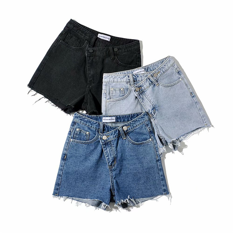 Vintage Tassel Blue Denim Shorts