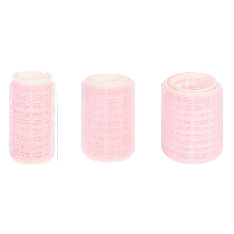 Air Bangs Curling Rollers with Magic Tape, Double-Layer Self-Adhesive Hair Curlers, Volumizing Root Curlers, Hair Clip for Curling, and Figure-Eight Bangs Curling Tool