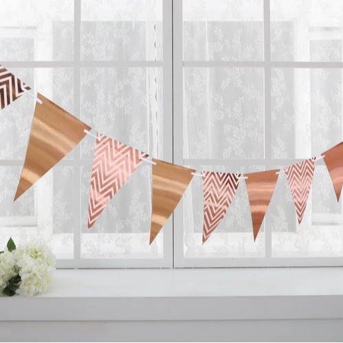 Nordic ins patrón de onda bronceado banderín suministros de fiesta de cumpleaños decoración de papel bandera banderín