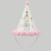 Velvet children's decorations for kindergarten, hat, plush, wholesale