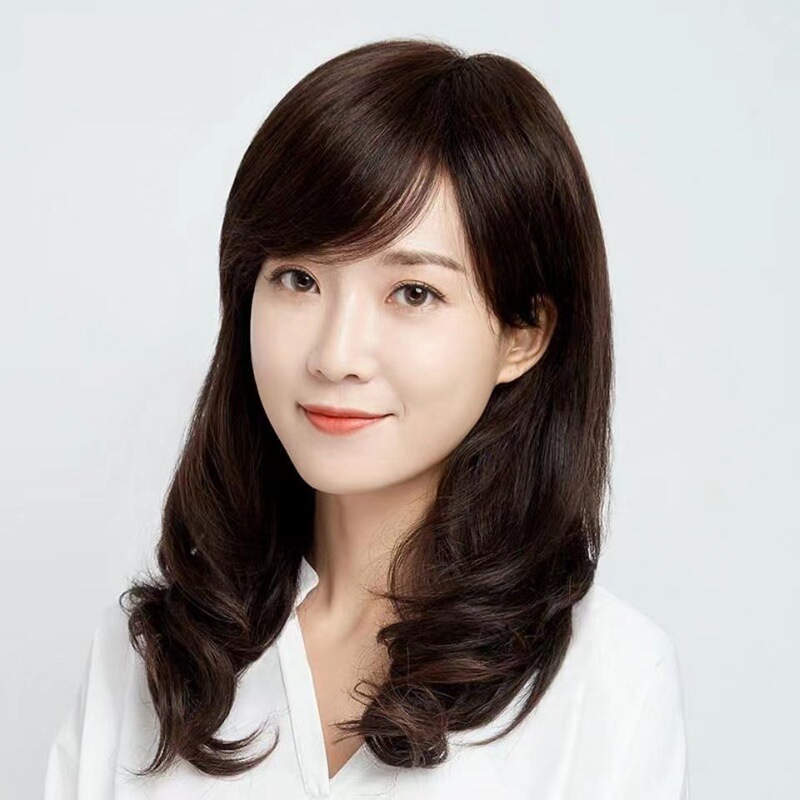 Wig Women's Long Curly Hair Full Headset Fashion Trend Natural Simulation Big Wave Full Headset Wig High Temperature Silk Headset Wig Women's Long Curly Hair Full Headset Fashion Trend Natural Simulation Big Wave Full Headset Wig High Temperature Silk Headset