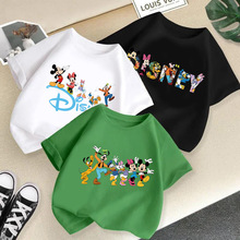 男女童短袖t恤2024新款跨境童装夏季儿童衣服宝宝卡通上衣打底衫