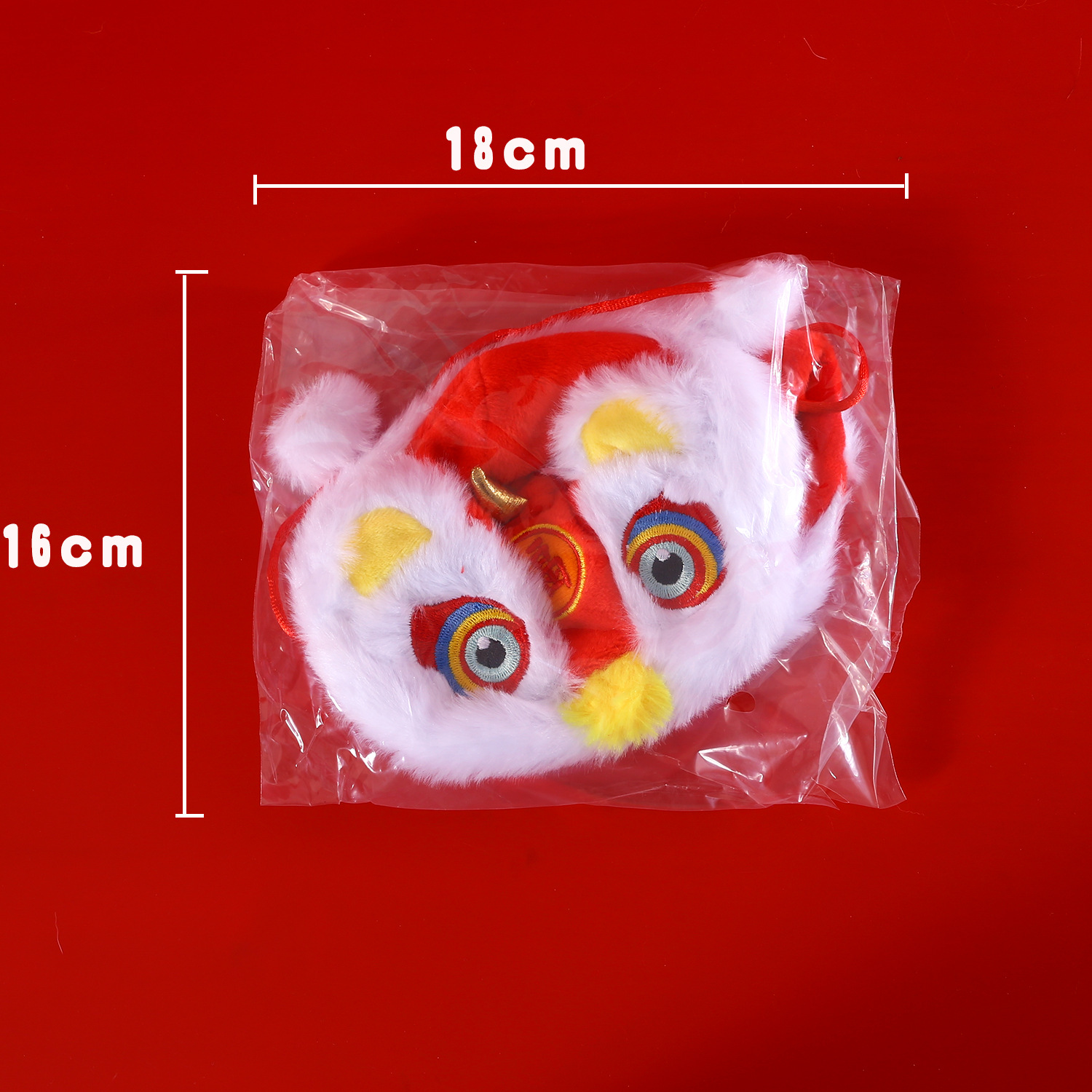 2024 mascota León sombrero felpa de dibujos animados Año Nuevo Festival Primavera estilo chino gato oso peluche cachorro tocado chal