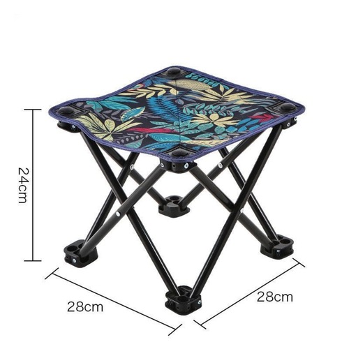 Outdoor foldable chair, foldable stool, fishing chair, camping portable lightweight leisure seat, stool, art leisure wholesale
