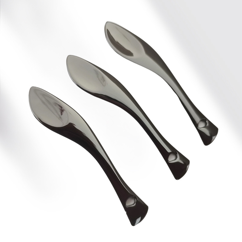 New zinc alloy eye cream stick for massage, metal beauty stick for facial mask, mask cream with two ends, eye cream introduction stick wholesale