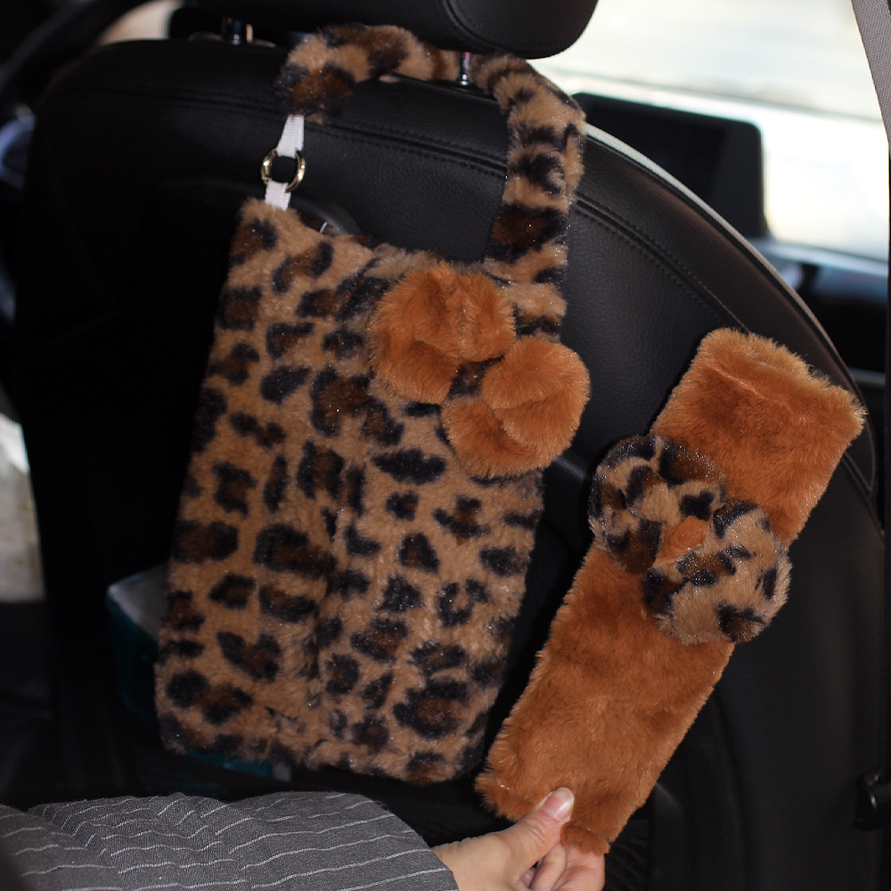 Funda Protectora de Cinturón de Seguridad de Peluche para Automóvil