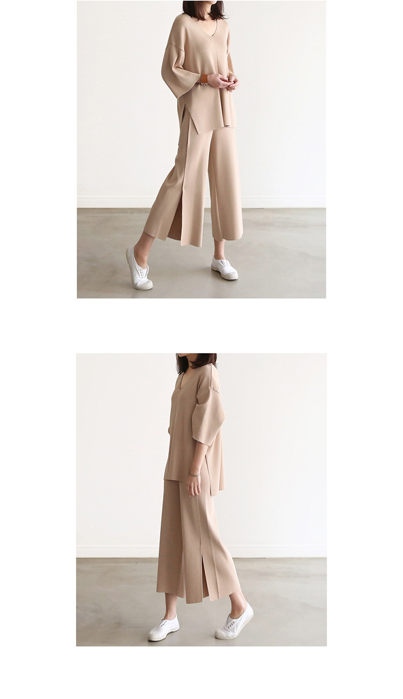 Wide-leg Pants Set 6