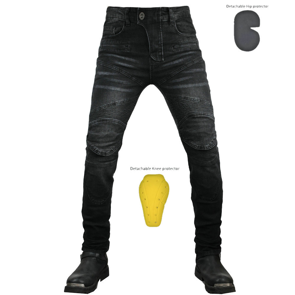 VOLERO motocicleta jeans hombres y mujeres Four Seasons motocicleta al aire libre elástico resistente a la caída pantalones de ciclismo pantalones de motocicleta