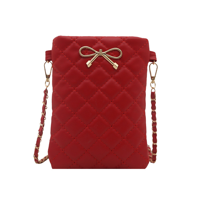 Autumn Popular Bow Small Square Bag Women's 2025 New Fashion Trend Crossbody Bag Niche Sweet Shoulder Bag