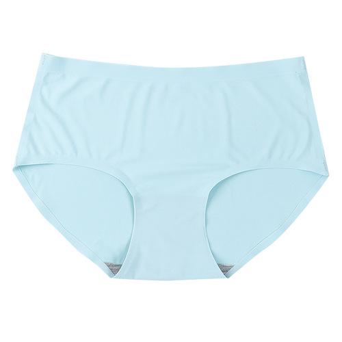 Women's ice silk seamless women's underwear one-piece underwear breathable sexy mid-waist women's underwear briefs head 810