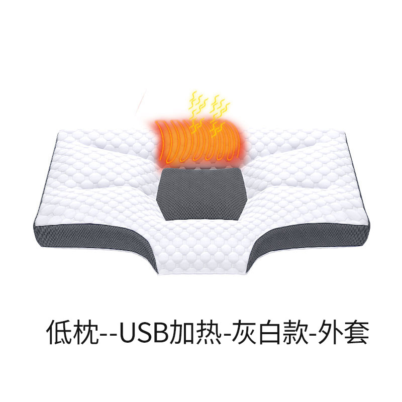 낮은베개-USB발열-그레이스타일-재킷