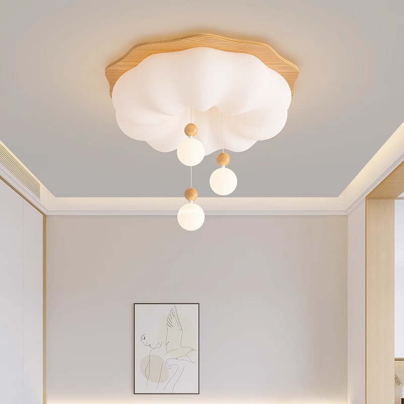 Lámpara de techo de dormitorio antiguo