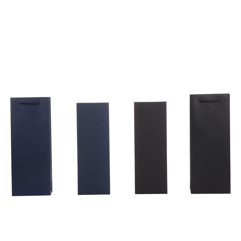 メーカー直供ネクタイ箱高級現物ネクタイ箱青い長方形ネクタイ箱にロゴを付けることができる