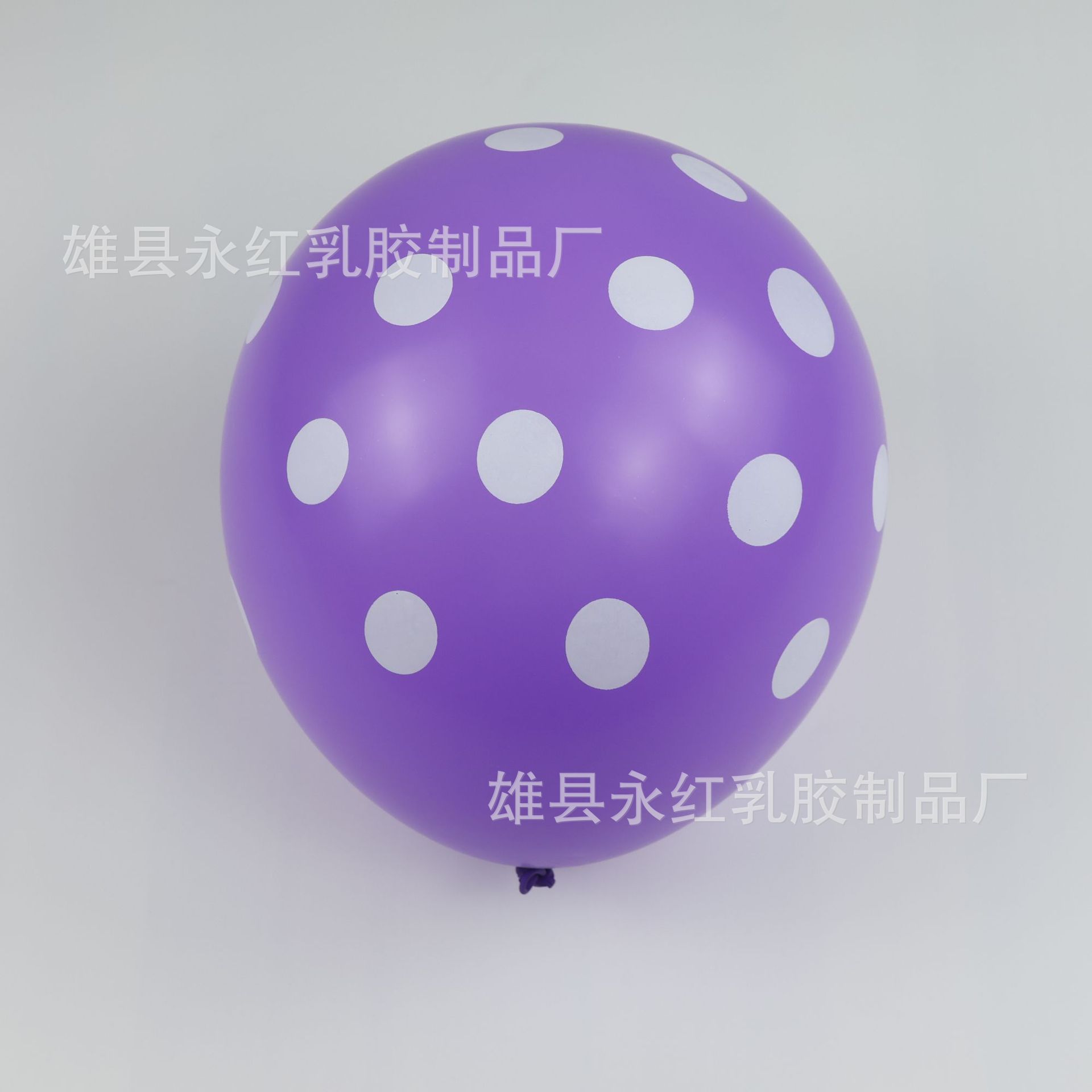12 pulgadas ondulado punto de globo espeso punto de color globo impreso globo de látex redondo