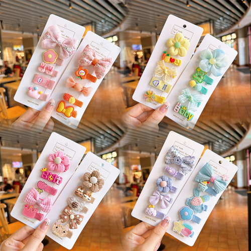 Cute hair clips with small hair volume, baby girl hair clips that don’t hurt hair, children’s hair clips, fetal hair clips, hair clips, headgear