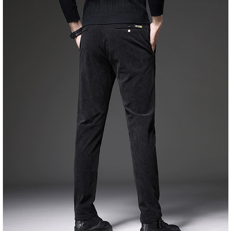 2023 nuevo otoño y invierno grueso pantalones de calzado casuales calentamiento universal transfronterizo de moda pantalones de tendencia