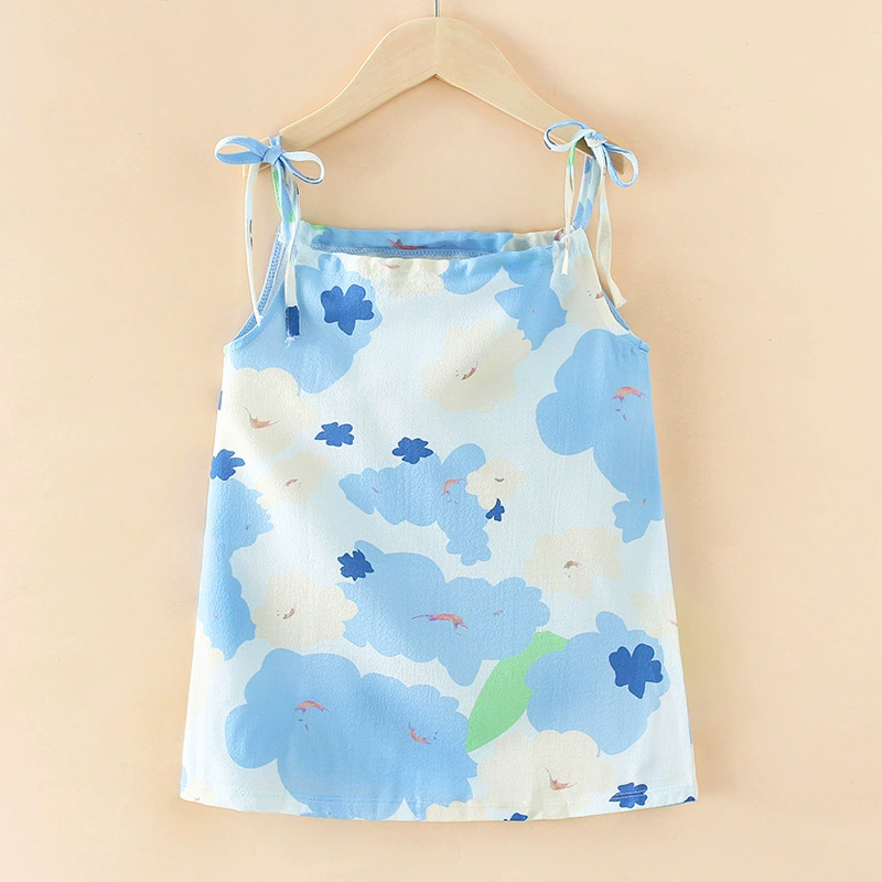Летний маленький костюм принцессы, slip dress, безрукавное платье, юбка для девочек, для подростков