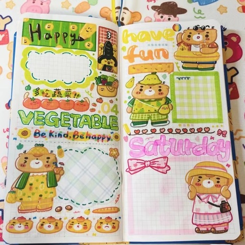 【Bulan Tape Full Roll Collection】Special Oil and Paper Tape Supermarket Food Material Collage Journal Sticker