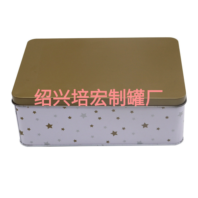 量大从优马口铁长方罐长方形零食饼干罐红茶绿茶龙井茶叶罐