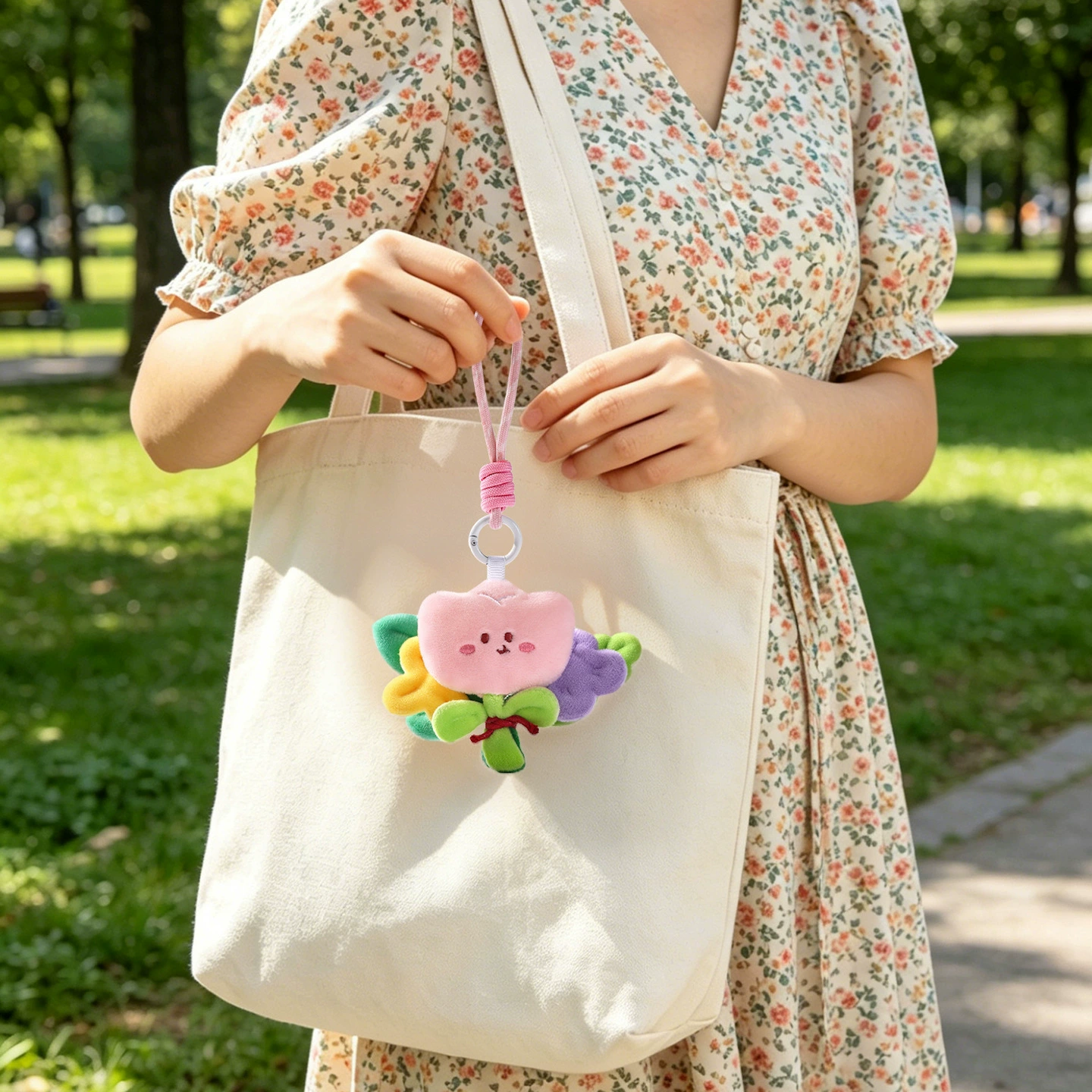 Настоящая плюшевая брелок,keychain, рюкзак, милая украшение для сумки, кукла, подсолнух, подарок ко дню рождения