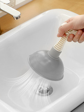 厨房卫生间洗手脸盆下水道水槽池管道疏通器皮搋子堵塞搋子疏通器