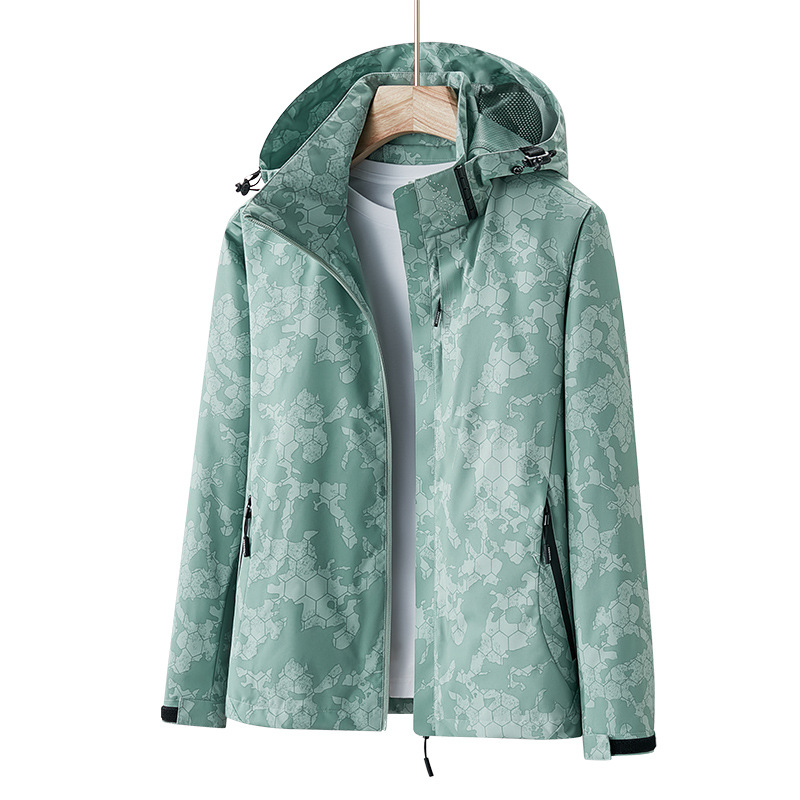 Profundidad gran cantidad de stock al aire libre vestir hombre y mujer abrigo delgado chaqueta deportiva ocio a prueba de viento manga larga