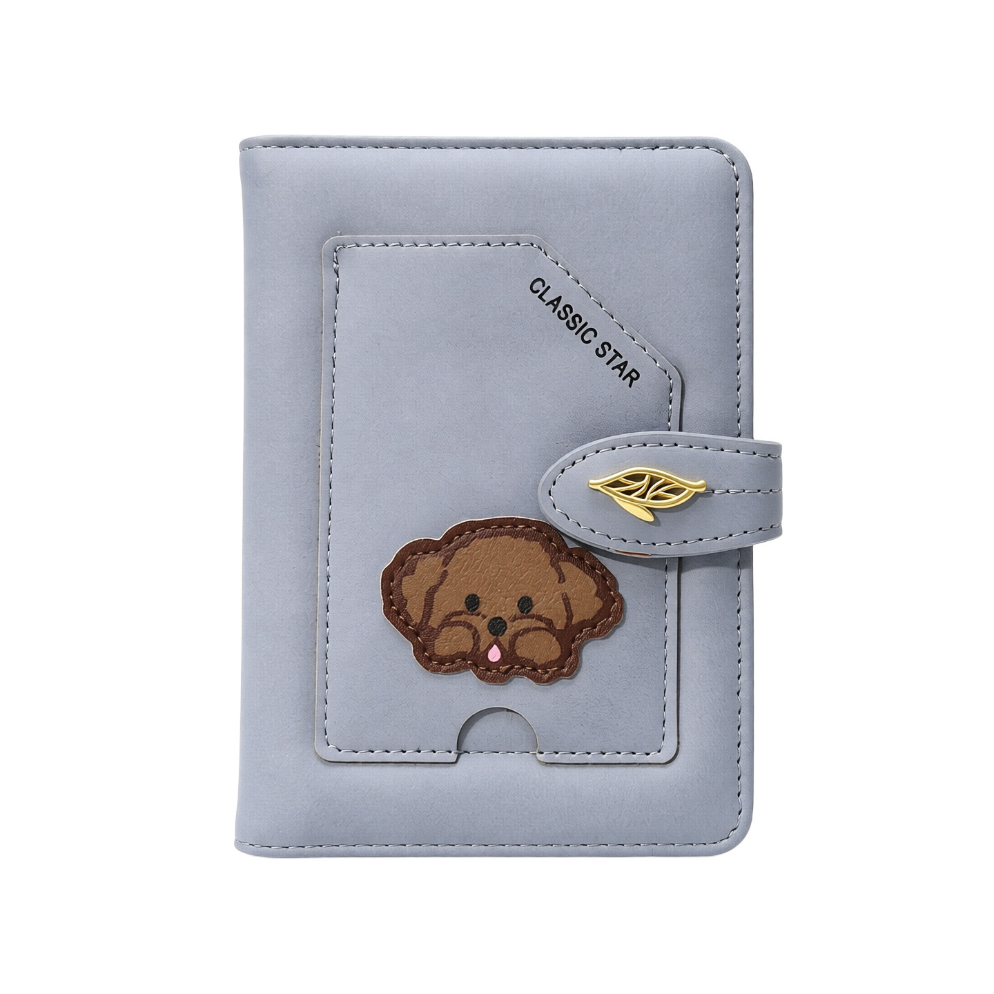 Cross-Border Binding Thick PU Leather Multi-Card Slot Handmade Sewn Leather Passport Protector Foreign Trade Passport Holder