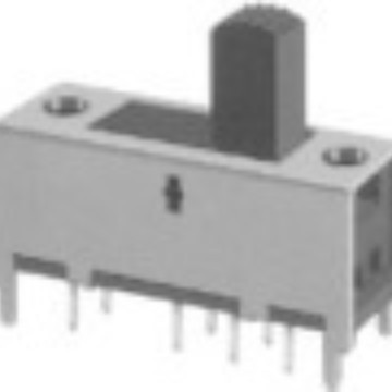 供应开关SS-23H02拨动开关 双极三位电子波动开关来图制定