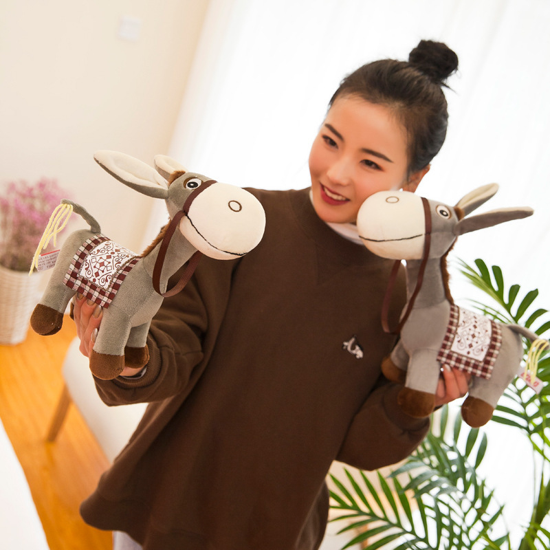 かわいいロバのぬいぐるみ、子供向けのホリデーギフト、卸売装飾品、ぬいぐるみメーカー卸売|undefined