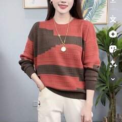时尚休闲女装妈妈装毛衣针织衫细节匠心，演绎日常通勤款