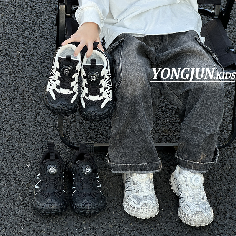 子供のスポーツシューズ 2025 春と秋の新しい男の子の靴軽量ソフトソール春女の子お父さん靴ドロップシッピング|undefined