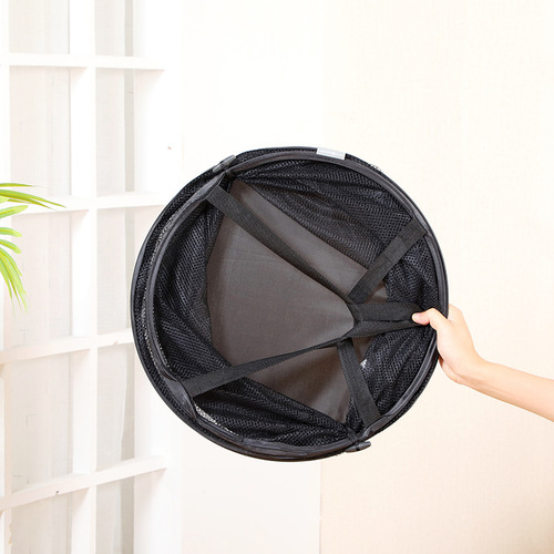Amazon pop-up laundry basket large laundry basket polyester mesh portable dirty clothes basket dirty clothes bucket