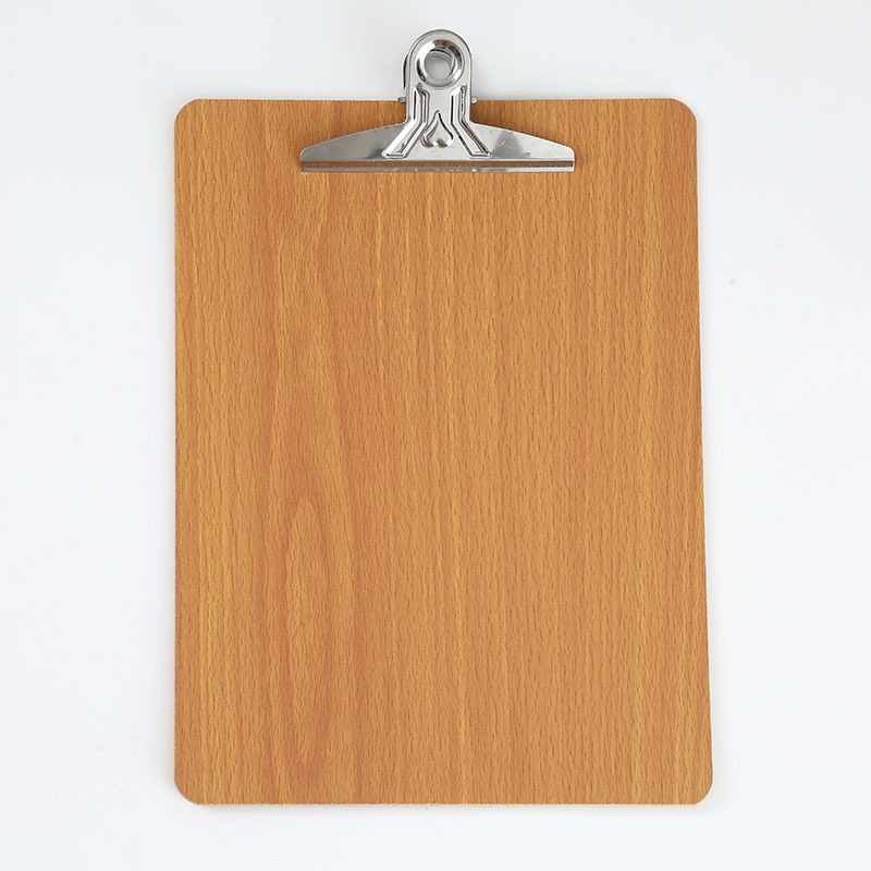 A4 나뭇결 나비 클립