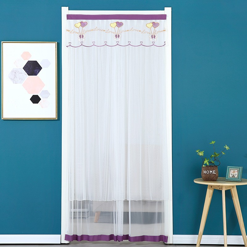 사랑 보라색 쌀 원사 더블 레이어 전송 후크와 루프