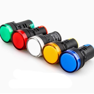 Led Power Indicator Ad16-22D/S Led Signal Light 22Ds 24V220V380V Red Green Yellow Blue White