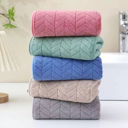 Wholesale Towel - Corn Silk Face Towel for Adults, Thick, Home Use, Coral Velvet Soft, Comfortable, Absorbent, Breathable