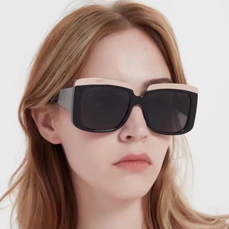 Box Sonnenbrille Für Damen Und Herren Mit Großem Rahmen_voghion.com