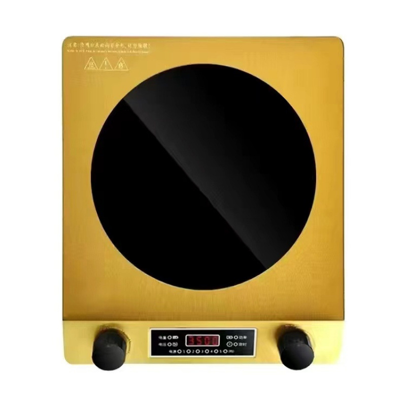 3500W 샴페인 골드 평면 인덕션 쿠커 1년 보증