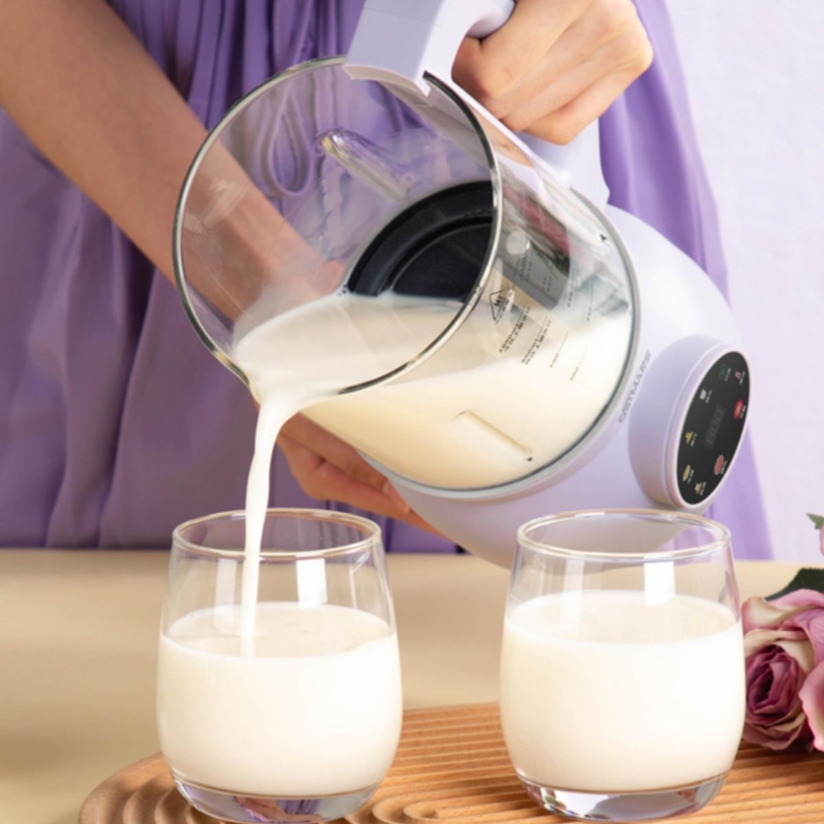 Cross-Border In-Stock 110V-220V Blender For 3-4 People Household Fully Automatic No-Boil No-Filter Soy Milk Maker_voghion.com